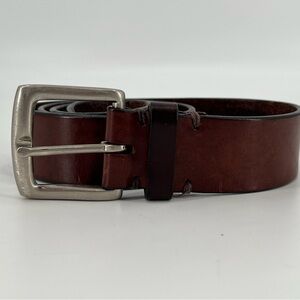 Vintage Leather Belt Brown Leather Belt‎ 38